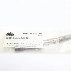 6322da Mac Tools Drill Bit Cobalt Alloy Steel 11/32 Inch