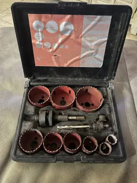 Hs9596 Mac Tools Model 13 Piece Hole Saw Kit Used