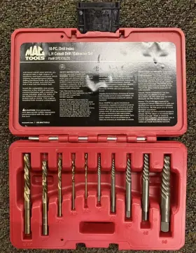 Spex10lds Mac Tools Cobalt Lh Drill And Extractor Set. 10 Pc Gal147312