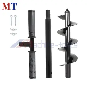 Mt4203160 Machine-tools 4 Inch 24 T Shaped Hand Operated Auger Drill Bit Fits For Garden Planting Bedding