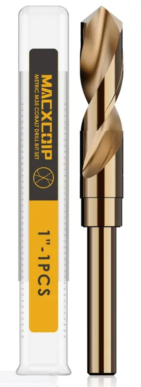 Macxcoip 753878908427 1 Inch Cobalt Drill Bit Set - 6inch Length M35 High Speed Steel