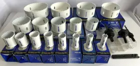 624-9002 Mag-bit 23 Pc Lot Bi-metal Hole Saws From 3/4 Inch To 5 Holesaw Set With Arbors
