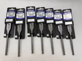 792.1216 Mag-bit Magbit Nib Lot Of 7 Spade Bits 3/4 Inch See Pics #a75