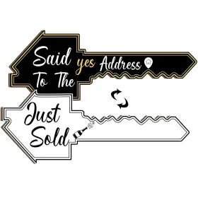 Sign-04 Maitys Real Estate Key-shaped Sold 16.6 X 6.5 0.2 Inches As Shown In The Pictures