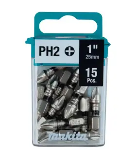 Makita 445015288211 Impact Xps #2 Phillips 1 Inch Insert Bit 15-pack