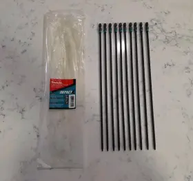 A-99253 Makita A-99269 Impactx #1 Square Recess 12 Power Bit 10 Pack Bulk