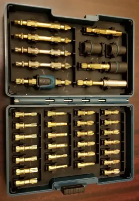 B-54536 Makita 38 Piece Impact Gold Accessory Drill Bit Kit Part No