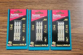 B-34970-86-92 Makita B34992 3 Packs Phillips #1 #2 #3 Double Ended Power Bits New
