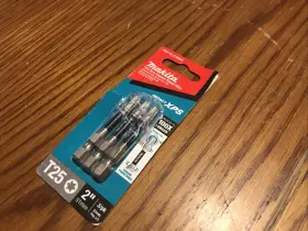 E-00854 Makita Impactxps T25 Torx Power Bit 2 In Impact Rated Hex Drive 3-pack