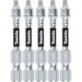E-00935 Makita Impact Xps #1 Square 2 Inch Power Bit 5-pack - Durable Alloy Steel