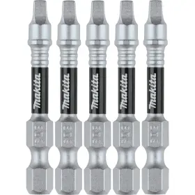 E-00957 Makita Impact Xps #3 Square 2 Inch Power Bit 5-pack Long-lasting Alloy Ste