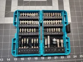 E-01644 Makita Xps Impact Rated Bit Set Screwdriver Driver Bits - Used/incomplete