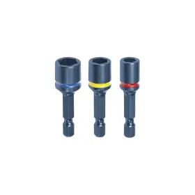 Mshgb3 Malco Go Blue Hex Drivers 3 Pack 1/4 Inch 5/16 And 3/8 Sae Sizes 2 Shaft