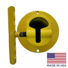 Man Saver 445008850869 Yellow Steel T-post Adapter For 93-r Post Driver Accessory Pneuma