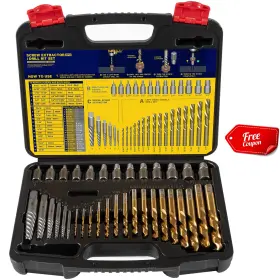 11135zr Master 35 Piece Screw Extractor Drill Bit Set Bolt Stud Fastener Remover
