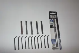 Master Mechanic 052088053140 Masonery Drill Bit With Feathers And Wedges 5 Sets 1 Xtra Feather