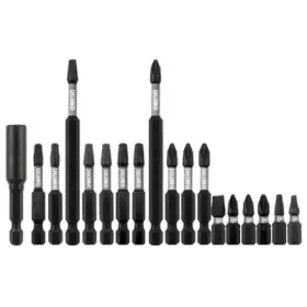 256120 Master Mechanic 18-pc. Impact Bit Set Plastic Case -
