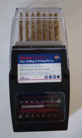 533234 Master Mechanic 31 Pc Drilling And Driving Bit Set New