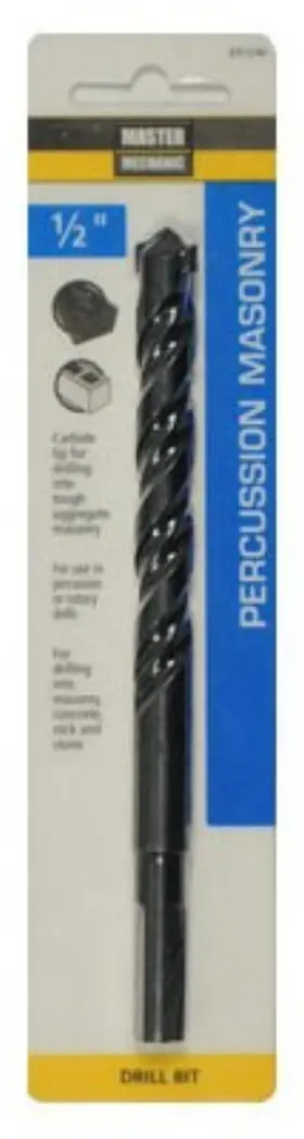 691246 Master Mechanic 5 Pack - Percussion Masonry Drill Bit 1/2 X 6 Inch