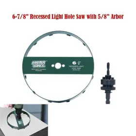 3795 Masterforce 6-7/8 Inch Recessed Light Hole Saw With 5/8 Arbor