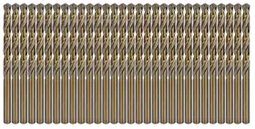 Co0116-30pa Max-craft Cobalt Drill Bit Set 1/16 Inch M35 Hss Co Twist Jobber Metal Steel Iron-30pcs