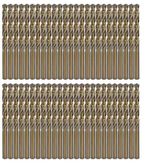 Co0532-50pa Max-craft Cobalt Drill Bit Set 5/32 Inch M35 Hss Co Twist Jobber Steel Metal Bits-50pcs