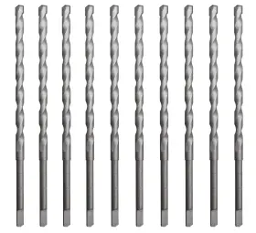 Dm0104412-10p Max-craft Masonry Drill Bits Carbide Tipped Tapcon Half Flat Shank 1/4 Inch X 4-1/2 -10pcs