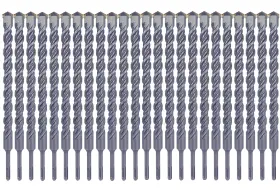 Mcsds0708-10-24p Max-craft 24pcs Sds Plus Drill Bit Masonry Concrete Carbide Tip 7/8 Inch X10