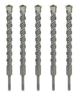 Mcsds2332-10-5 Max-craft Sds-plus Rotary Hammer Drill Bit 23/32 Inch X10 Carbide Stone Concrete-5pcs