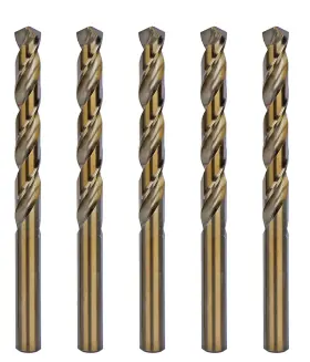 Mpco3164 Max-craft Hss Cobalt Drill Bits 5pcs 31/64 Inch M35 Jobber Length Twist Steel Metal Drills