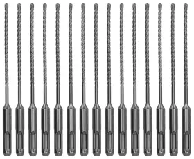 Sds15p Max-craft 15pcs 5/32 Inch X8 Sds Plus Hammer Drill Bit Carbide Tip Masonry Concrete