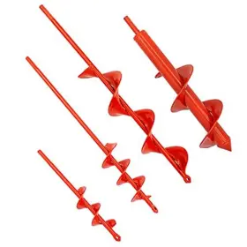Maxccino 711181497922 Auger Drill Bit For Planting Set Of 4 Garden Ground Earth Spiral