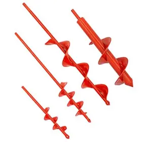 Maxccino 711181516944 Auger Drill Bit For Planting Set Of 4 Garden Ground Earth Spiral