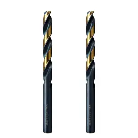 Maxtool 634301944871 Letter Z 2pcs Identical Jobber Length Drills Dia 0.413 Hss M2 Twist Drill Bits F