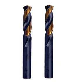 Smf02h10r20p2 Maxtool 5/16 Inch 2pcs Identical Screw Machine Drills Hss M2 Twist Stub Drill Bits Black