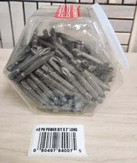 Mayhew 080497840075 #3 X 2 Inch Phillips Power Bit 150-pack