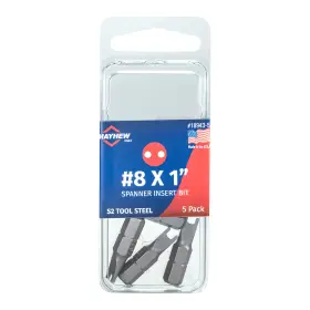 18943-5 Mayhew Tools 045256012384 Usa Spanner Insert Bit #8 X 1 Inch 5-pack