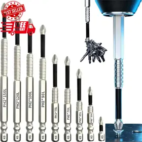 Mayzainamz 313055526525 Professional Magnetic Screwdriver Bit Set - K5 Impact Resistant 1-6 Inch
