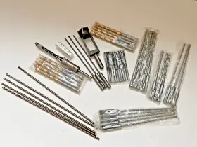 55pmix Mc 55pcs Mixed Assortment Of Drill Bits Sds Plus Masonry Tenon Mortise Bit