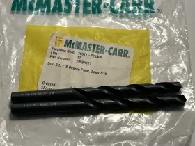 3718 Mcmaster-carr 8mm Drill Bit 8 Ptd Hss Tool 118 Degree Point Made In Brazil 3718 Mcmaster-carr 8mm Drill Bit 8 Ptd Hss Tool 118 Degree Point Made In Brazil