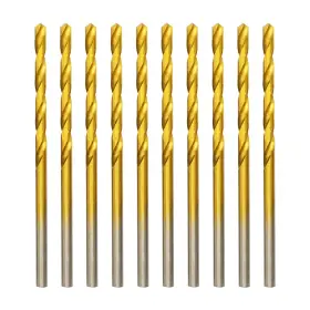 Kxy-tin332 Meccion Cobalt Drill Bits 3/32 Inch X 2-1/4 10pcs M35 Titanium Ni