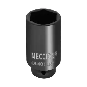 Kxy-tt1in018 Meccion 1/2 Inch Drive Impact Socket 1-1/8 Sae 6 29 Mm