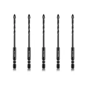 Wsy001d Meccion Masonry Drill Bits 3/16 Inch X 3.9 5pcs Professional Tungsten Cross Tip Multi-