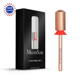 05-09-545-019916 Melodysusie Safety Nail Drill Bits 3/32 Carbide For Manicure Pedicure Cuticle Gel Smooth