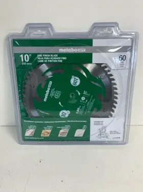 P24031571 Metabo 115435m Fine Finish 10 Inch Miter Saw Blade 60 Teeth Still In Packagi