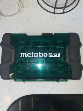 115860m Metabo Hpt 60-pc. 1/4 Inch Impact Driver Bits And Sockets Set New