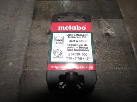 Metabo 676301000 Dust Extraction Concrete Bit 7/16 Inch X7 7/8 X13 Sds Plus