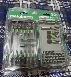 115850m Metabo Hpt 50-pc. 1/4 Inch Impact Driver Bits Set