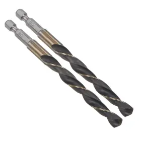 Metallixity 680811656278 2pcs 8.5mm Twist Drill Bit With Hex Shank 117mm For Drilling