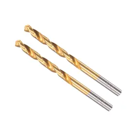 6542 Metallixity 723115211450 2pcs Twist Drill Bits 5.7mm Drilling Dia Hss Straight Round Shank